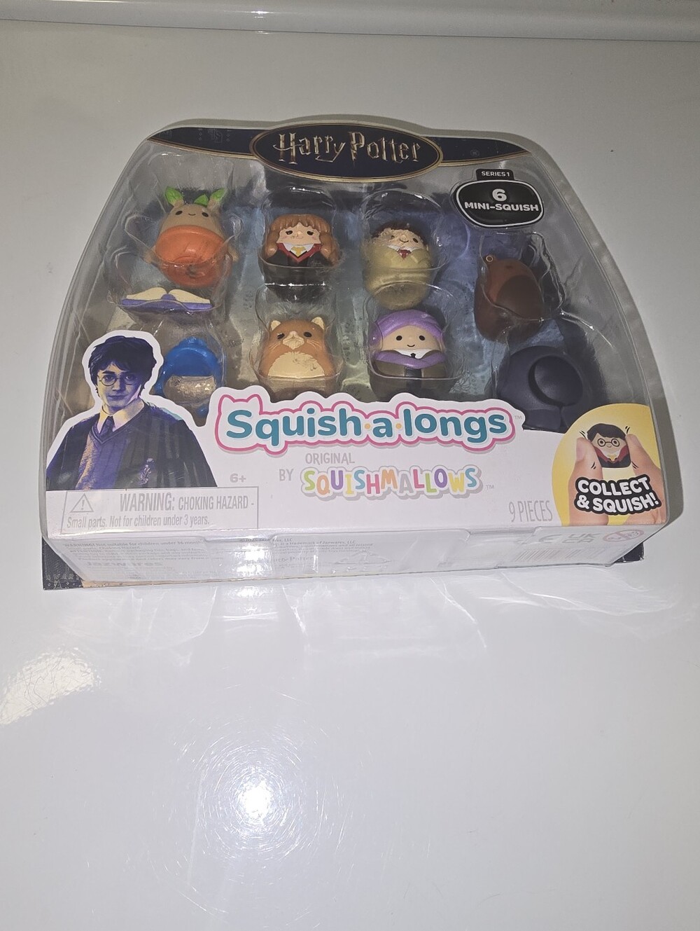 Squishmallows Harry Potter Squish-a-longs 9-Piece Mini Squish Set - Multicolor